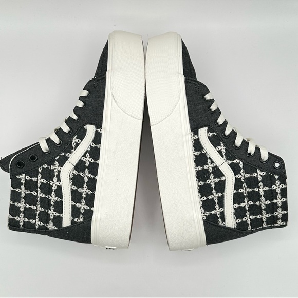 Unisex VANS Sk8-Hi Tapered Stackform Shoes Sz W9.5=M 8Denim Mix Black Platform - Picture 7 of 10